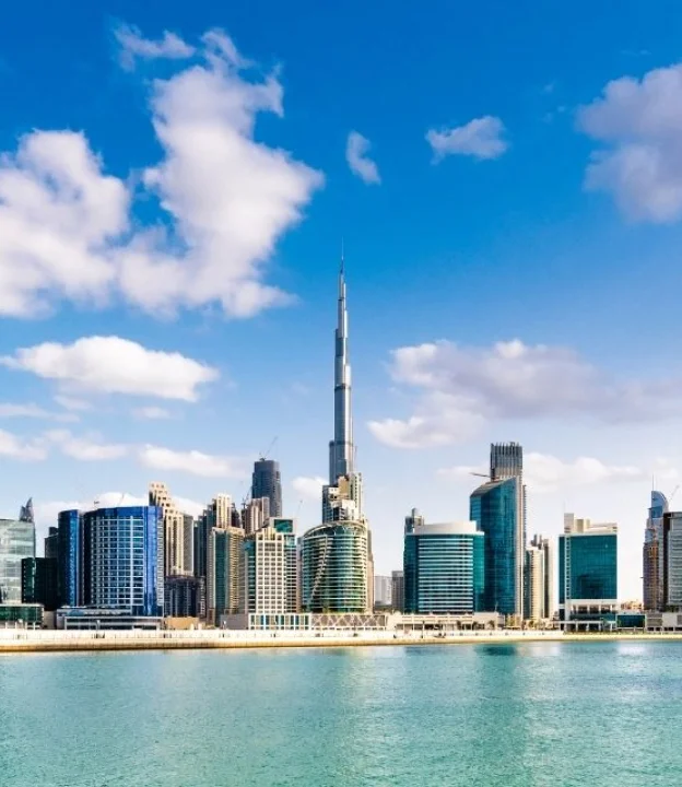 views of dubai skyline