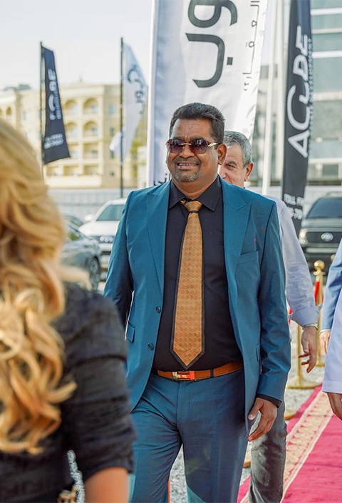 Chairman and CEO of Acube Ramjee Iyer at Adhara Star event